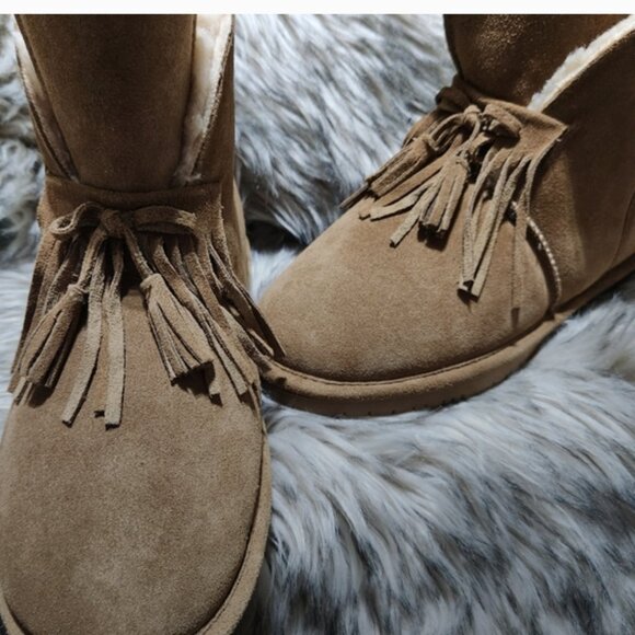 Bearpaw Size 12 Wide Womens Christie Boots - Picture 2 of 9